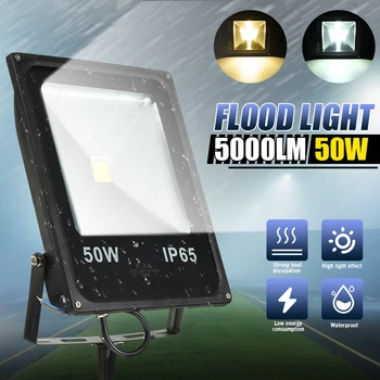 

50W Waterproof IP65 White/Warm White LED Flood Light Outdoor Garden Security Lamp