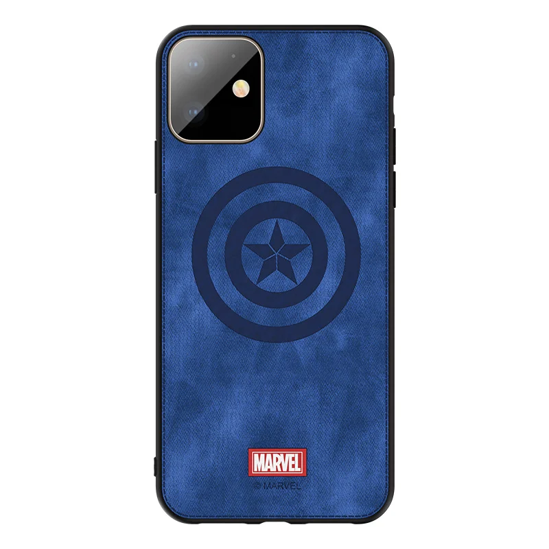 Защитный чехол для телефона Marvel для Apple iphone 11 Pro Max Железный человек Капитан Америка Человек-паук Тор задняя крышка чехол Funda