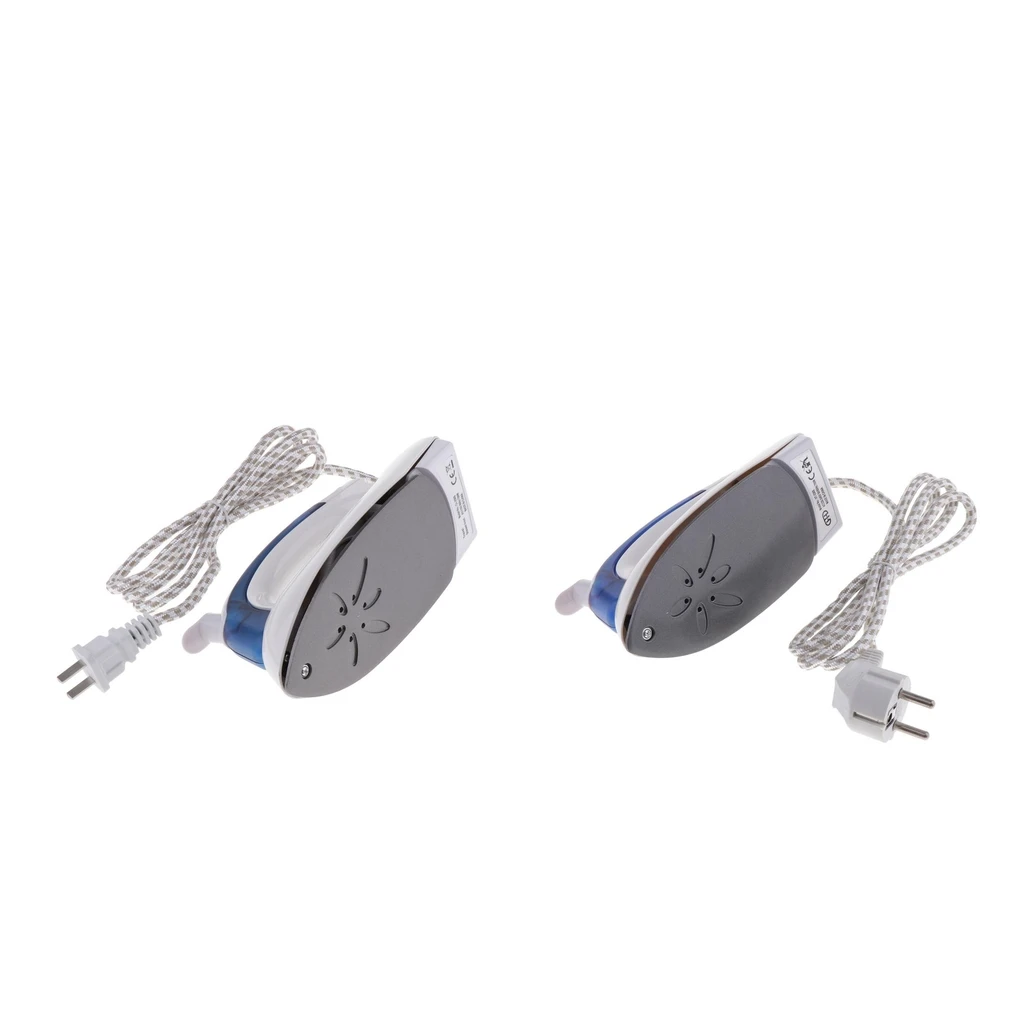 Mini Electric Iron Portable Handheld Travel Trip US Plug / EU Plug White
