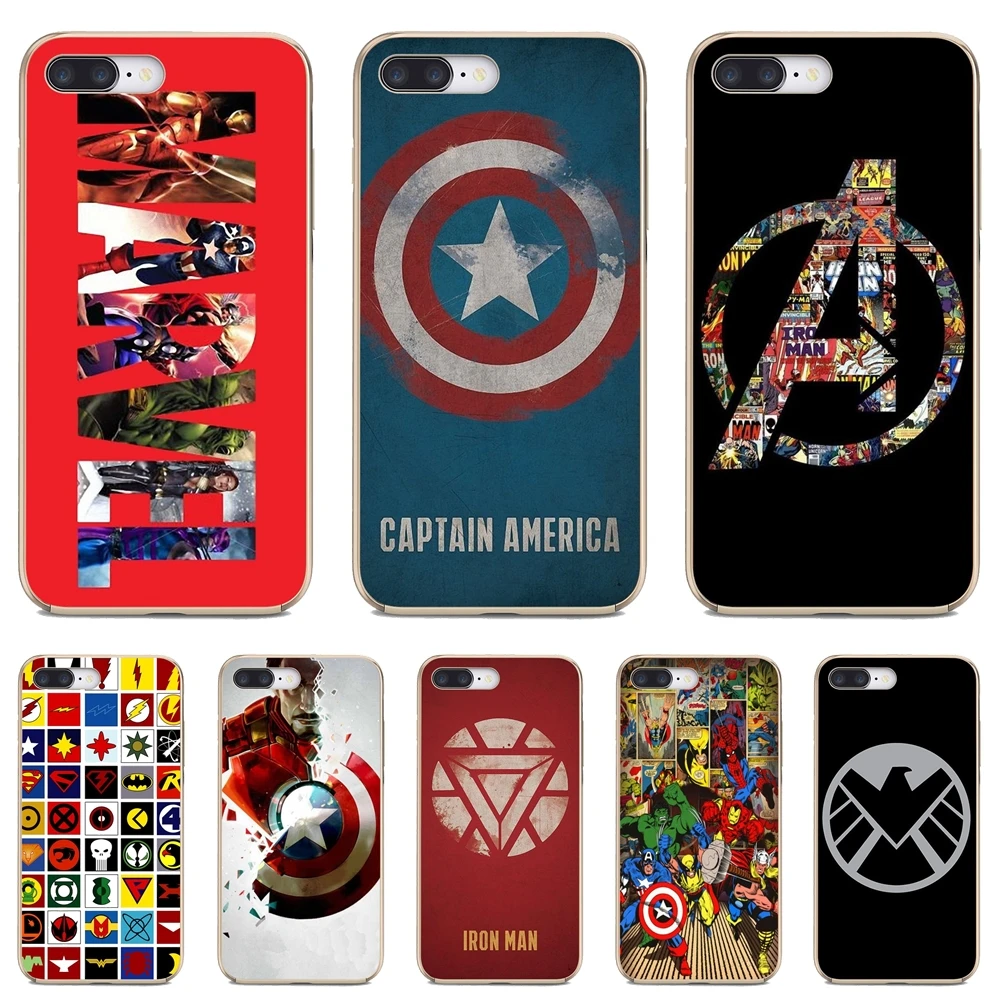 Мягкие чехлы с логотипом Marvel-Super-hero-для Huawei Mate 20 30 40 7 8 9 10 Lite Pro P Smart 2018 2019 Plus G7 G8 |