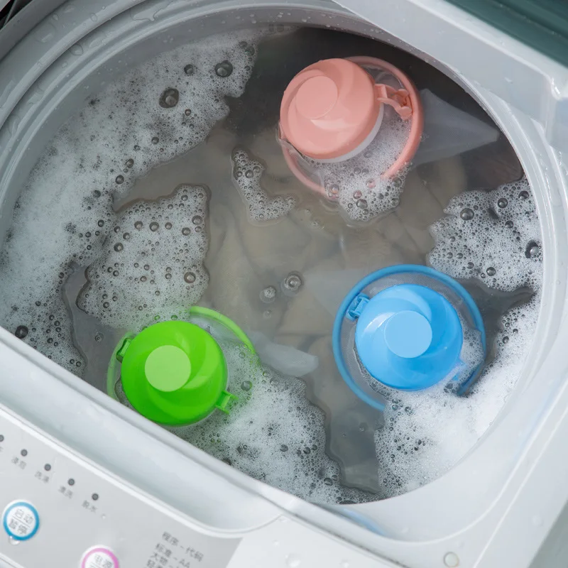 Pet Fur Filter Bag, Floating Pet Fur Collector, Reusable, Washing