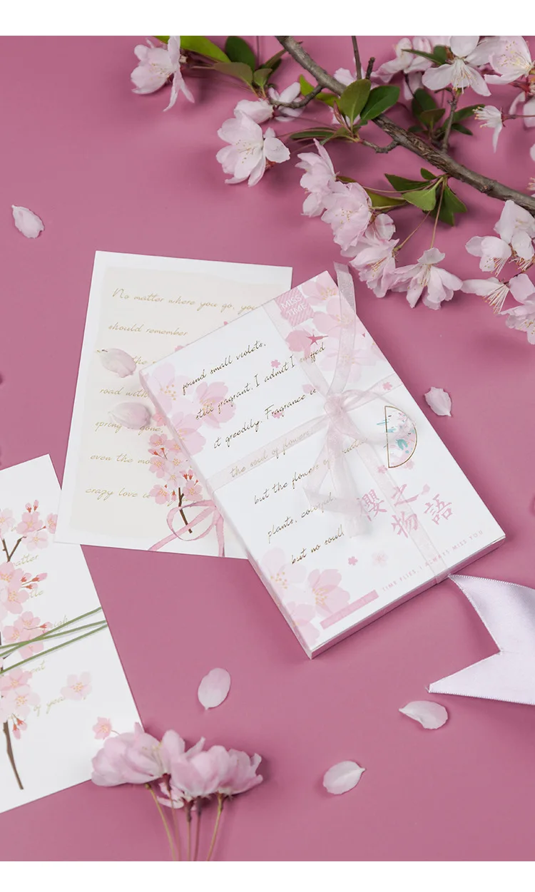 30 листов/набор Sakura английская серия букв открытка поздравительная открытка День рождения письмо Подарочная открытка с сообщением