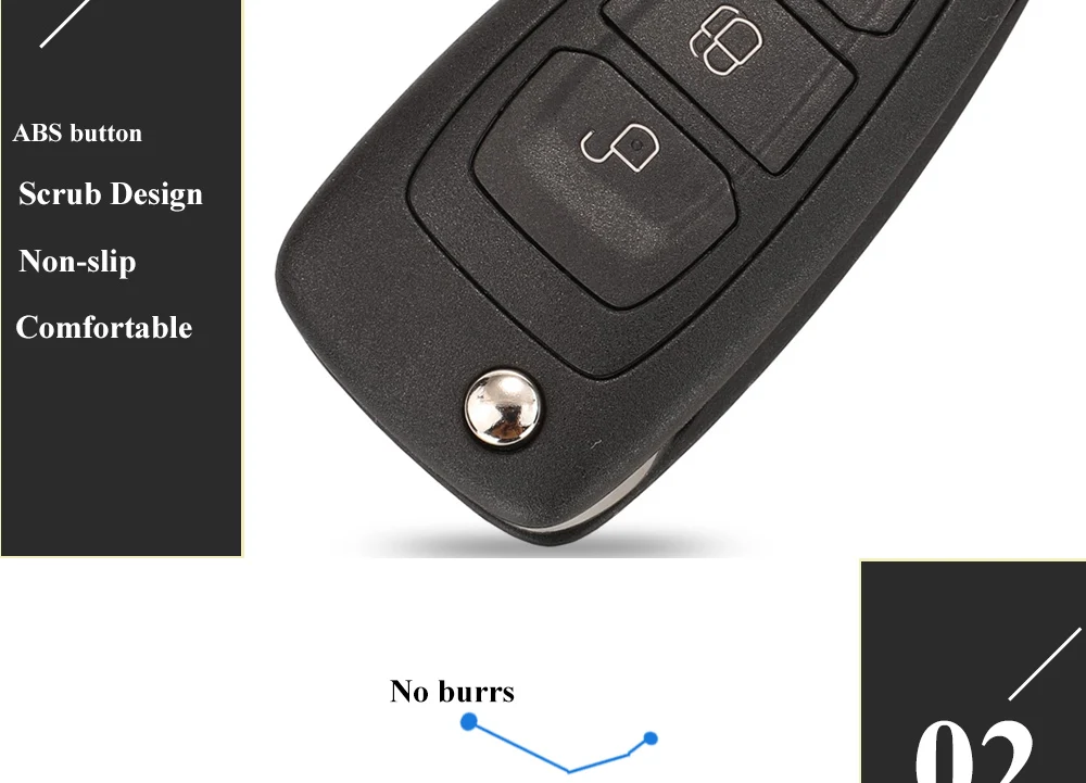 Keyforkess ricambi originali GK2T-15K601-AB /AA per Ford Transit TOURNEO 2015 433MHz ID49 PCF7945P Flip telecomando per auto - Ha3a2827309fa456da614abf0bb62b9784