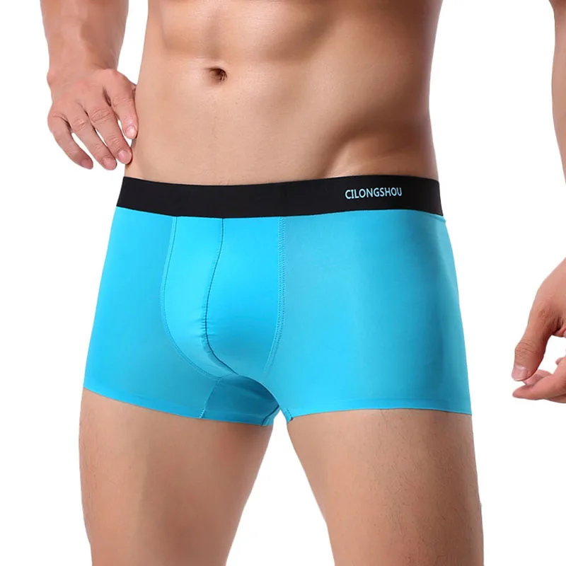 Мужское нижнее белье серебряное антибактериальное сексуальное мужское из