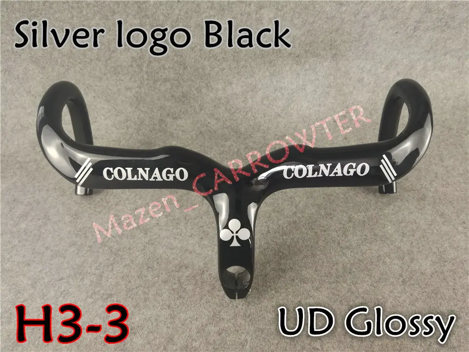 Just Handlebar T1100 UD глянцевый белый черный Colnago C64 карбоновая рама+ руль+ седло+ клетки для бутылок+ 50 мм карбоновый комплект колес Novatec A271 ступицы - Цвет: Just Handlebar