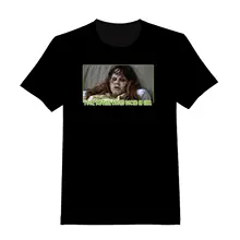 The Exorcist - Custom T-Shirt #2 - Your Mother Cooks Socks in Hell (011) Style Vintage Tees Short Sleeve Funny top tee