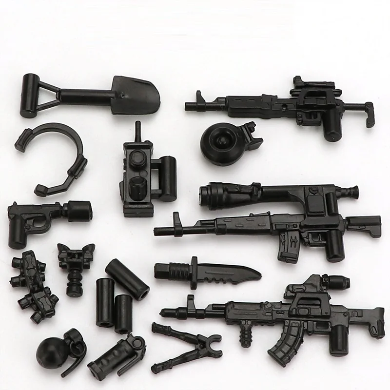 Военная мини Экшн-фигурка Playmobil MOC аксессуары военное оружие кирпичи