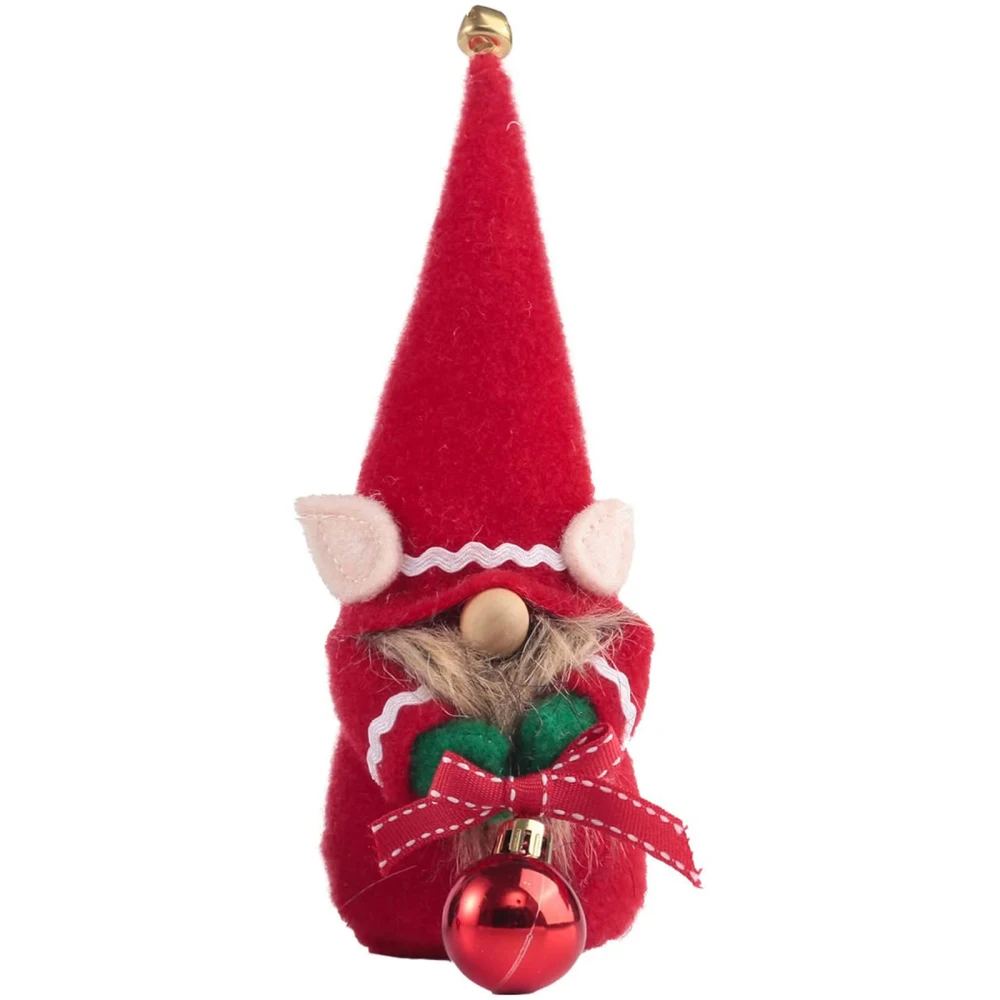 Xmas 2022 New Year Navidad For Tree Home Ornament Christmas Decorations Faceless Ornaments Cloth Bell Elf Rudolph Figurine |