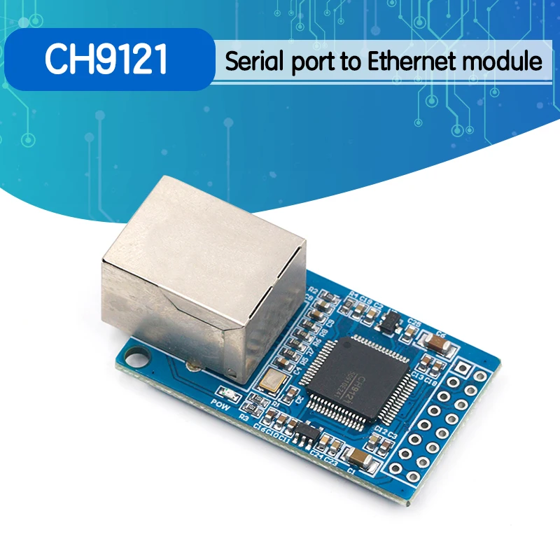 Сетевой модуль CH9121 последовательный порт UART в Ethernet сетевой Серверный TCP/IP 51/STM32 3 В