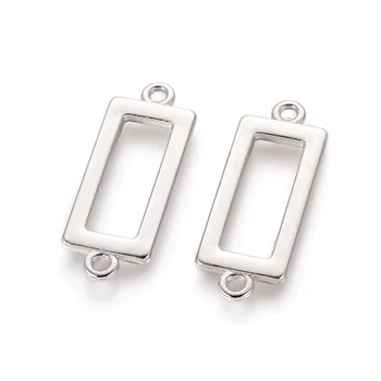 

100pcs Alloy Rectangle Links/Connectors Chandelier Components, Lead Free jewelry making Links Accessories 30x11.5x2mm