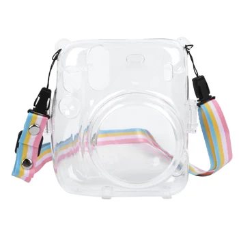 

photo studio PC Transparent Protective Cover Scratch Proof Anti-fall Camera Case Bag for instax mini11 Instant Camera foto NEW