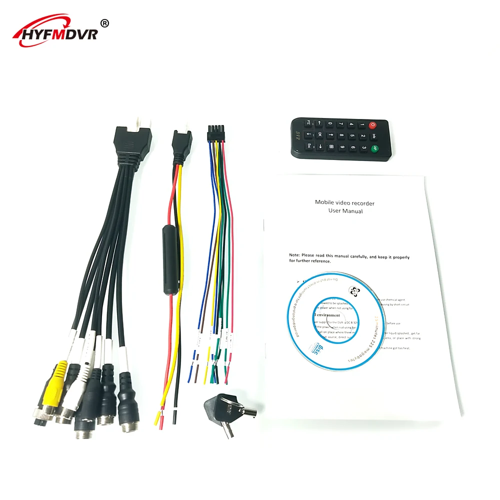 HYFMDVR HD 4 way sd карта жесткий диск Мобильный dvr местный мониторинг автобус/Транспорт PAL/NTSC