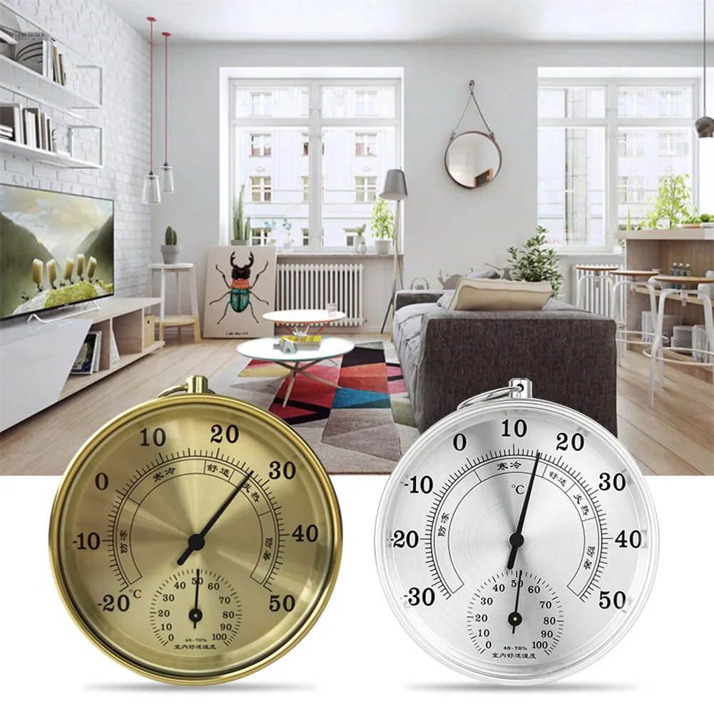 

Weather Station Hygrometer Thermometer Hanging Tool Easy Reading Measure Barometer Accessories Accurate Multifunction Gauge Home