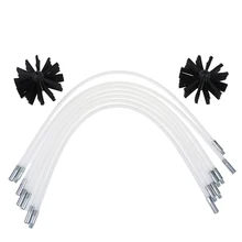 1 комплект/1 шт. щетка/1 шт. ось щеткодержателя нейлоновая щетка трубы стержни для дымохода чайник домашний уборщик набор чистящих средств