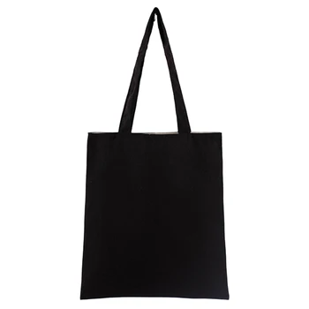 

Tote Bag Eco Freindly Cotton Blend Solid Soft School Reusable Shopping Natural Multipurpose Large Capacity Universal Washable
