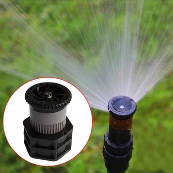 

1/2 Inch Female Water Spray Lawn Rotating Nozzle Easy Install Misting Sprinkler Greenhouse For Vegetable Garden Irrigation ABS