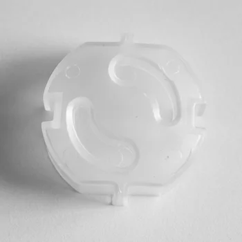 

50Pcs/pack ABS Plug Safty Guard Cover Clear White EU Socket Protector Covers Anti Electric Shock for Baby Kids Child