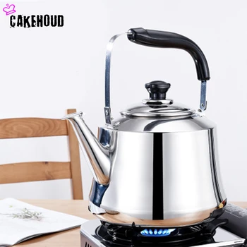 

Thick Stainless Steel Household Kettle Gas-fired Induction Cooker Water Boiling Automatic Whistle Camping Portable Open Kettle