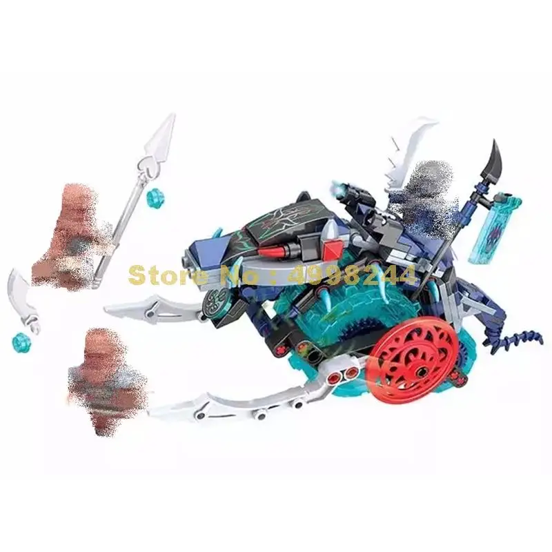 

5047 236pcs fantasy westwards journey the mask of dimitrios winner building block 3 figures Bricks Toy