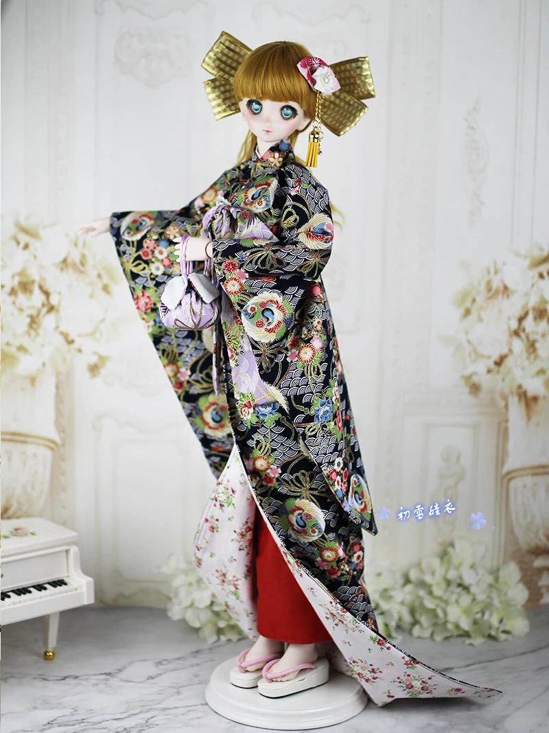 1/4 1/3 BJD аксессуары Кукла Одежда японское кимоно юката для BJD/SD MSD SD13, не включает в себя куклы, обувь, парик и другие E2491