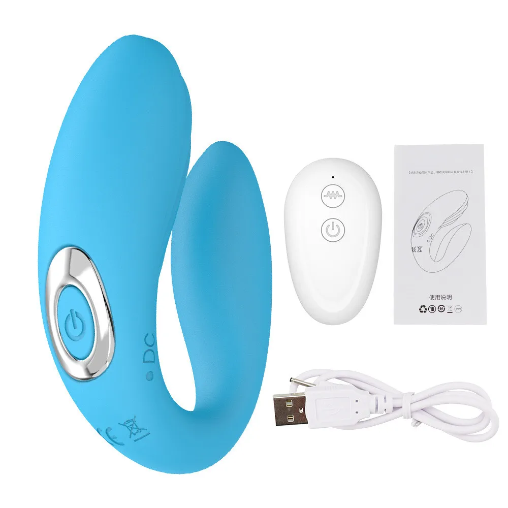 Wirless G-spot Vibrator Dildo  Sex Toy For Woman Silicone Stimulator Double Vibrators Sex Toys 10 Frequency Massage sw