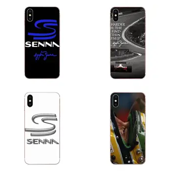 

TPU Pattern Case Cover For Apple iPhone 4 4S 5 5C 5S SE 6 6S 7 8 Plus X XS Max XR Ayrton Senna Racing Logo