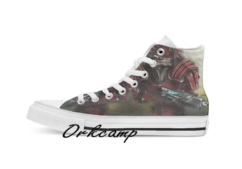 

Wrex Custom Casual High Top lace-up Canvas shoes sneakers Drop shipping