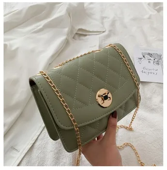 

Simple small bag 2020 new Korean version wild chain small square bag mini messenger female bag mobile phone bag