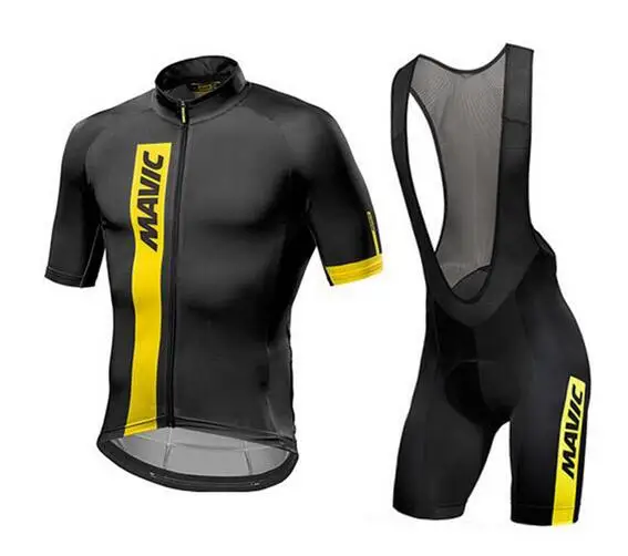 08 Mavic короткий рукав Велоспорт Джерси нагрудник короткий 9D НАБОРЫ MTB велосипед одежда Ropa Ciclismo Одежда для велосипеда Майо кюлот одежда - Цвет: 08