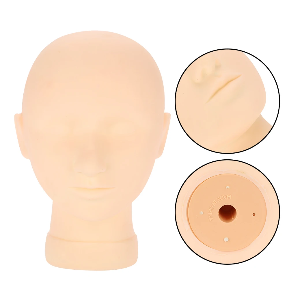 

Professional Makeup Training Model Practice Mannequin Head Silicone Cosmetology False Eyelashes Training Makeup Tools