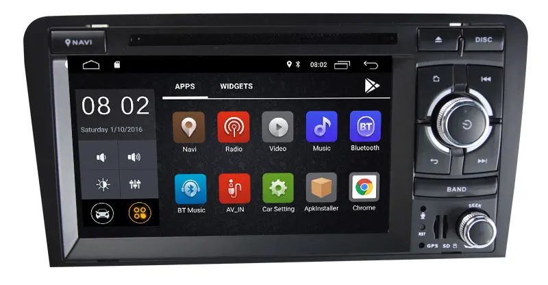 Clearance Android 9.0  CAR DVD Player For Audi A3/S3(2003-2013)  GPS  Radio Navigation Multimedia Audio FM AM Radio Built in CarPlay  DAB+ 1