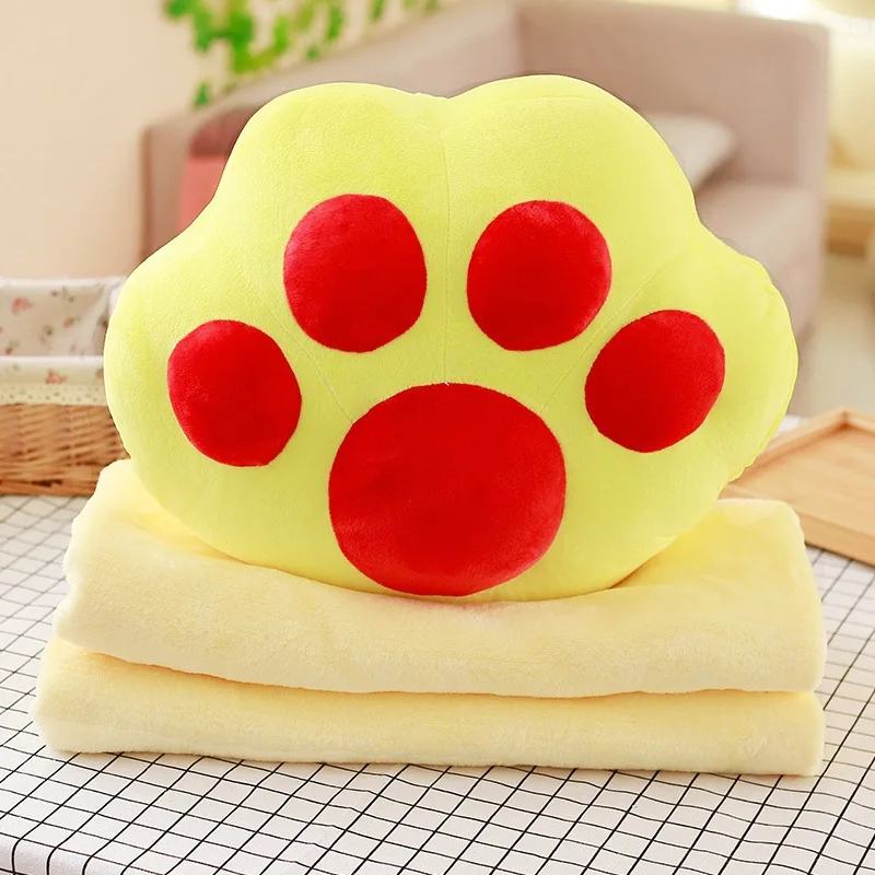CAT'S Paw подушка одеяло ручной грелки офисное одеяло для короткого сна кондиционер одеяло подушка поясничная поддержка Подушка Рождественский подарок