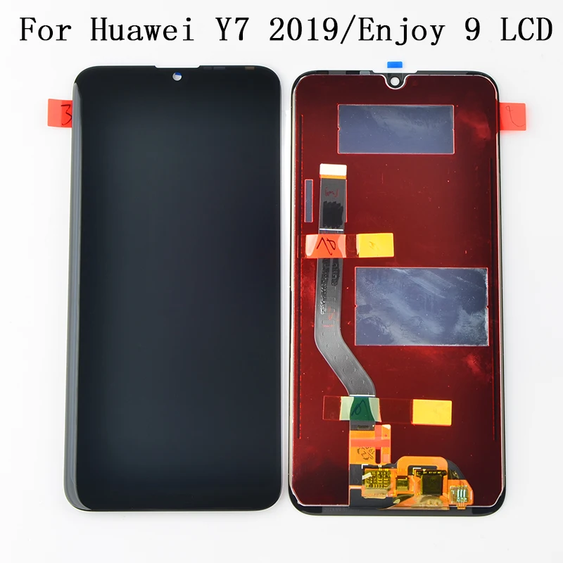ЖК дисплей с тачскрином для Huawei Y7 2019 DUB LX3 Prime Pro 2017 Enjoy 9|Экраны мобильных телефонов|