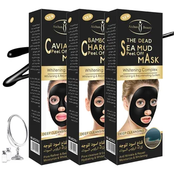 

12PCS Deep Cleaning Blackhead Pore Cream Facial Acne Treatment Peel-off Mask Remove Blackheads Mud Bamboo Charcoal Facial Mask