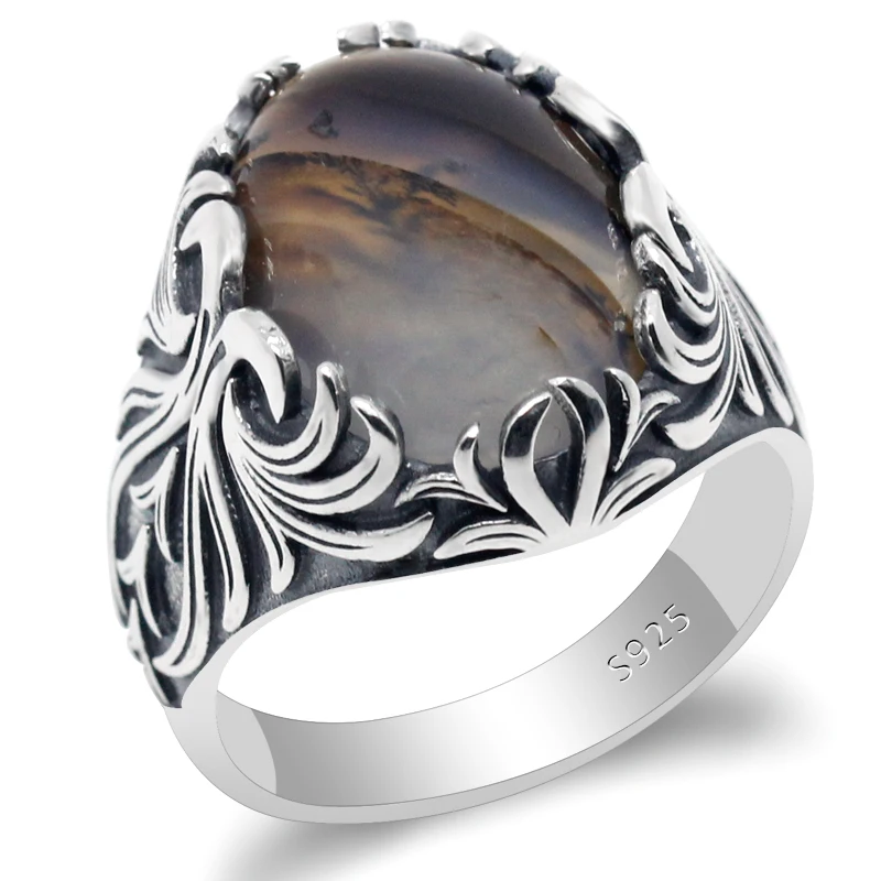 Edelschmiede925 Silberring Ring 925 Silber Geschwärzt Anker Motiv Rustikal Bandring 65 S0z7q00g