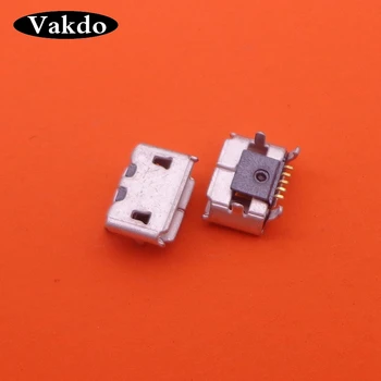

10pcs/lot charging port micro mini usb connector jack socket For blackberry 9100 9105 9860 9850 9670 replacement dock plug 5 pin