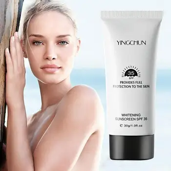 

Sunscreen SPF35+ Whitening Repair Sunblock Skin UV Protective Cream Isolation