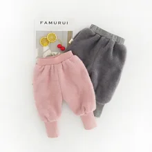 9 новых зимних спортивных вельветовых штанов для мальчиков повседневные штаны на подгузник для маленьких девочек от 0 до 3 лет брюки с пандой