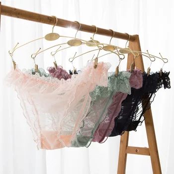 

Women Underwear Lace Seamless Solid Underwear High Quality Low Waist 2020 New Thin Sexy Breathable Comfortable Panties Women