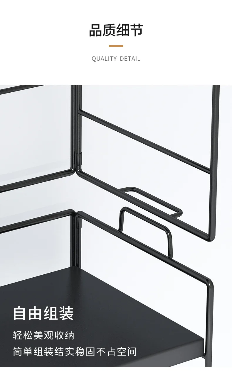Rack de Armazenamento Estante de Mesa Desktop Branco Estante Livros Revistas Metal Arquivo Organizador Titular Exibição Escritório Casa Suprimentos 18 Online shopping