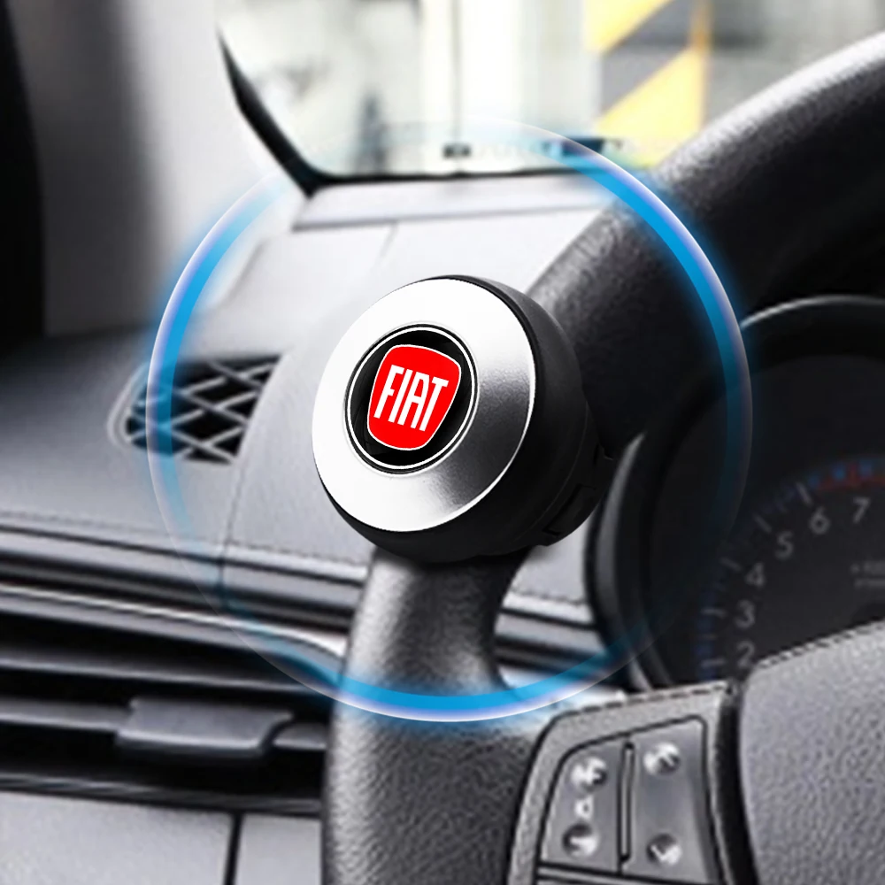 

1pcs Car Aid Knob Ball Truck Power Steering Wheel Spinner Booster Handle Clamp For Fiat 500 Punto Stilo Ducato Palio Bravo Doblo