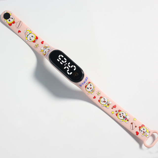 New Cute Women Watches Girls Sport Bracelet Digital Clock Ultra Light Silicone Led Children Watch Clock Waterproof Gift