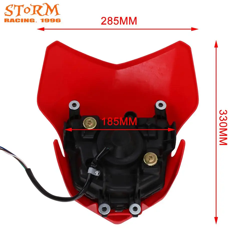Передняя фара для мотоцикла фары для HONDA CRF250L CRF250LA 2013 мотоцикл LED головной свет лампы