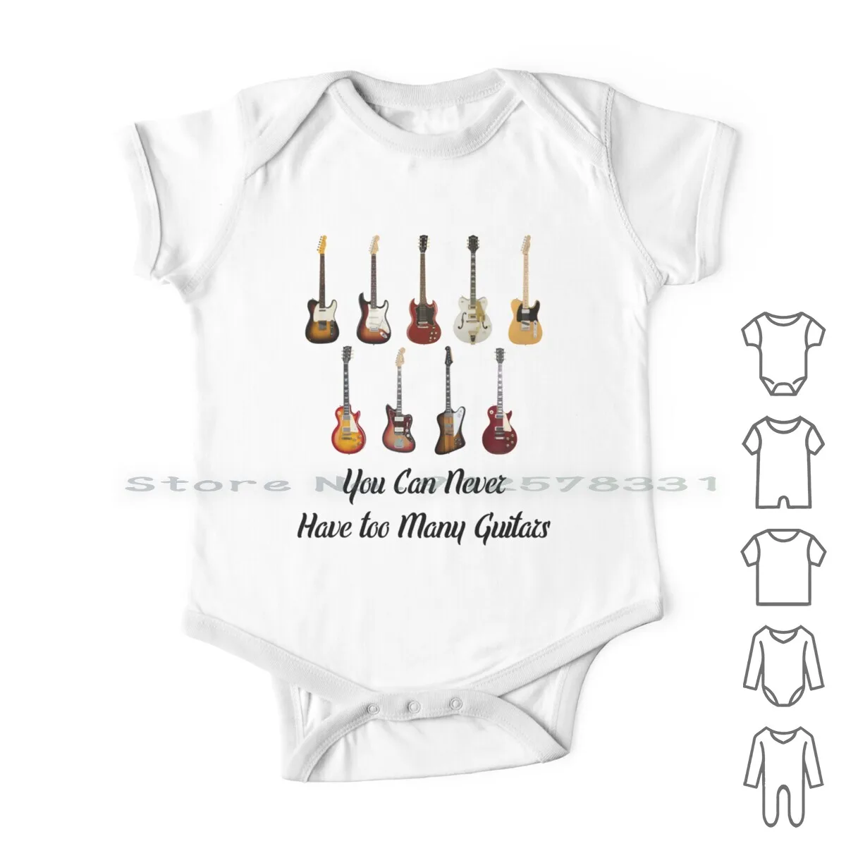 

You Can Never Have Too Many Guitars Newborn Baby Clothes Rompers Cotton Jumpsuits You Can Never Have Too Many Guitars