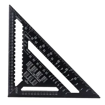 

12" Rafter Angle Frame Measuring Carpenter Large Aluminium Roofing Quick Square Tool Part Rulers