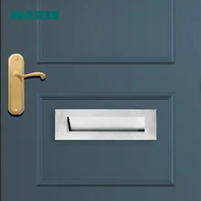 Marie LP002 Door Letter Slot Stainless Steel Mailbox Port Door Letter Box Inwardly Opened To Receive Letters And Newspapers Hardware Marie LP002 Door Letter Slot Stainless Steel Mailbox Port Door Letter Box Inwardly Opened To Receive Letters And Newspapers Hardware