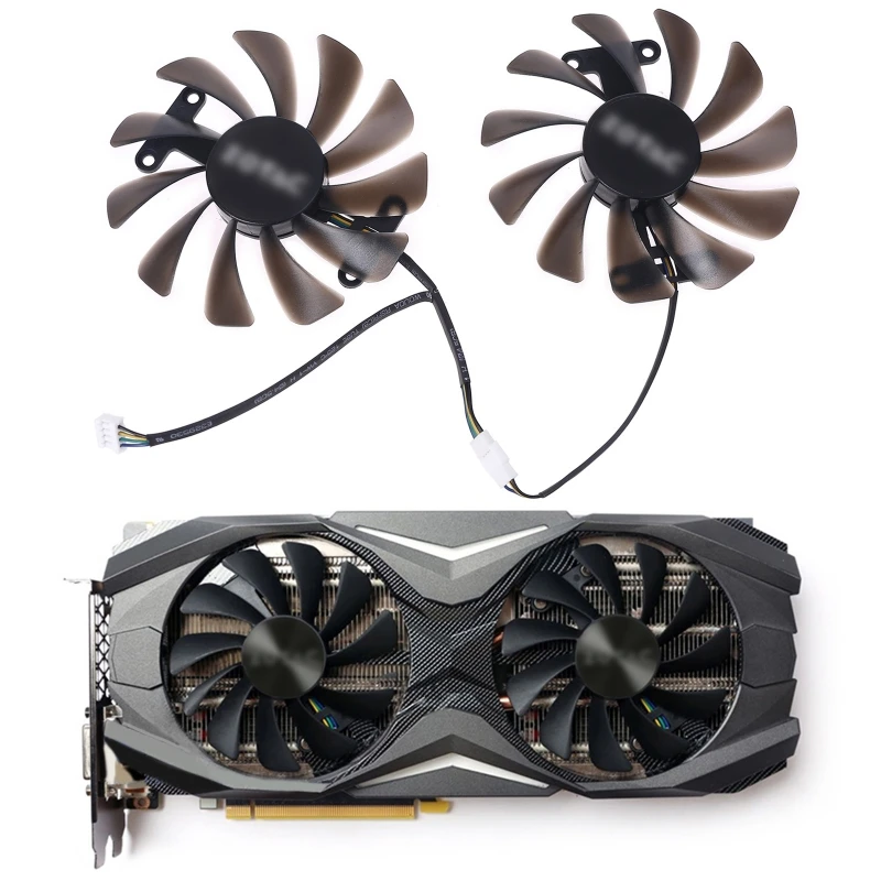 Охлаждающий вентилятор для ZOTAC 1070 GTX 1070Ti 1080Ti 95 мм | Компьютеры и офис