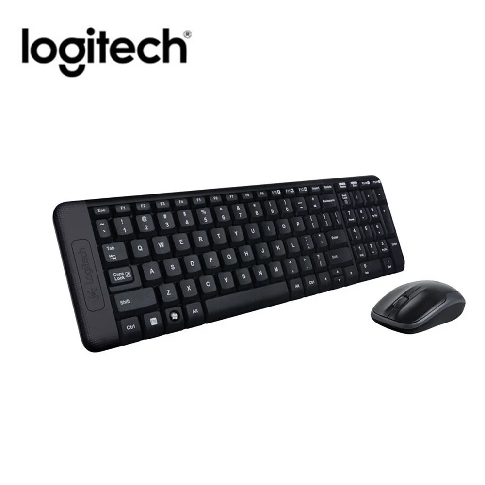 Клавиатура Logitech MK220 беспроводная мышь 104 клавиши 2 4 ГГц 1000 точек/дюйм