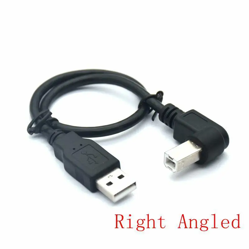 Usb 2.0 a Macho para Usb b Macho tipo b bm up & Down Ângulo Direito e Esquerdo Scanner Impressora Cabo Angular 90 Graus 50cm 150cm - Imagem 4