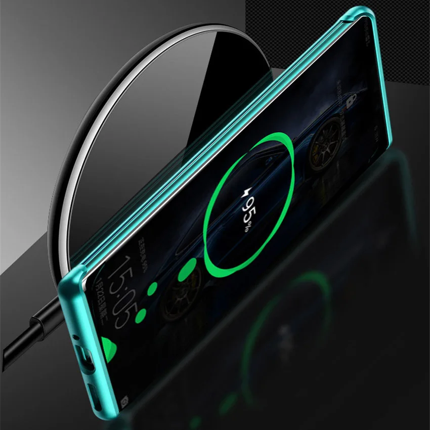 Чехол-накладка для huawei mate 30 Pro, алюминиевая металлическая рамка, жесткие прозрачные чехлы с закаленным стеклом для huawei mate 30, чехол Funda